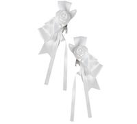 Watreketal Pinces à cheveux, nœuds pour cheveux, rosace de balletcore, grands nœuds, pince plate à cheveux, nœuds en épingle à cheveux, pince à cheveux élégante pour bouquets