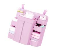 Watreketal Pochettes de rangement durables multifonctionnelles pour couches, vêtements, jouets, design à suspendre, accès facile, solution d'organisation pour chambre de nouveau-nés