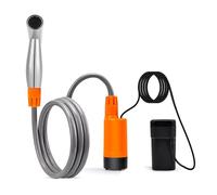 Watreketal Portable pour Camping Extérieur Électrique USB Pompes Rechargeables Pompes De Bain Camping Head Buse Pompe De Bain Rechargeable
