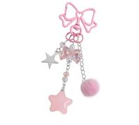 Watreketal Porte-clés Élégant Avec Nœuds En Forme D'étoile Accessoire Pratique Pendentif De Décoration De Sacs À La Mode Pour Étudiants Et Créateurs De Tendances Accessoires Pour Femmes