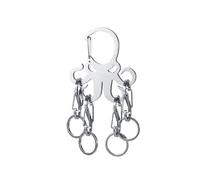 Watreketal Porte-clés en Acier avec Clip Rotatif Sécurisé Strong Hateder Créature Sea Creature Clé Accessoires pour Les Déplacements Et Les Aventures Hournure