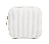 Watreketal Portefeuille en Velours côtelé, Petit Porte-Monnaie, Tendance, Couleur Unie, Fermeture éclair, Rangement de Produits cosmétiques, Trousse de Toilette pour Femme