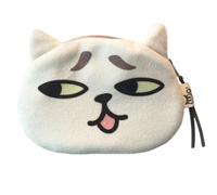 Watreketal Portefeuille, Mignon T Visage Expression Porte-Monnaie Petit Portefeuille à Fermeture Éclair pour Écouteurs Sac d'argent pour Petit Objet pour Les Voyages et Un Usage Quotidien
