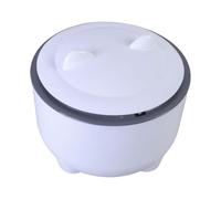 Watreketal Poubelle À Litière pour Chats Fermée Usage Intérieur Couvercle Pression Bloquer Les Odeurs Et Garder L'air Frais De La Maison Environnement Propre Gestion des Déchets des Chats La