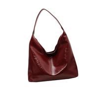 Watreketal Sac à bandoulière élégant et souple en cuir PU avec intérieur spacieux sous les aisselles pour le travail, l'école et les voyages, sac à bandoulière décontracté, a, One Size
