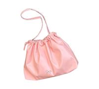 Watreketal Sac à bandoulière léger et confortable en cuir PU souple avec cordon de serrage pour femmes et filles, a, One Size