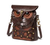 Watreketal Sac à main,Sac à bandoulière médiéval en cuir PU pour femmes, sacoche, porte-monnaie, hibou de dessin animé, sac à bandoulière créatif pour Shopping et rencontres