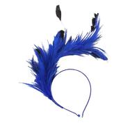 Watreketal Serre-tête à plumes colorées pour carnavals, célébrations, bandeau élastique doux pour les années 1920 - Bandeau confortable à plumes