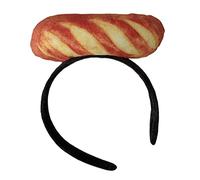 Watreketal Serre-tête amusant pour fête - Chapeau de hot-dog - Imitation chapeau - Serre-tête œuf au plat