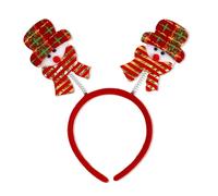 Watreketal Serre Tete,Bandeau à thème de Noël, nœud papillon, bonhomme de neige, accessoires de fête, bandeau de fête, couvre-chef pour enfants et adultes