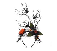 Watreketal Serre Tete,Bandeau de fête d'Halloween Bandeau de cheveux en forme de crâne 3D Costume de festival Cerceau de cheveux Décoration de tête de fête Accessoires de vacances saisonniers