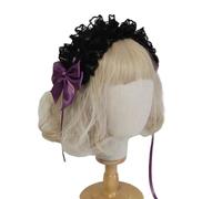 Watreketal Serre Tete,Bandeau en dentelle haut-de-forme avec clip Lady Halloween Fancy Dress Accessories pour femmes femmes Cosers Dress up