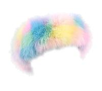 Watreketal Serre Tete,Bandeau en fourrure pour cheveux d'hiver, couvre-chef coloré pour cheveux, accessoires de costume de cosplay, cerceau pour cheveux, accessoires pour cheveux de ski