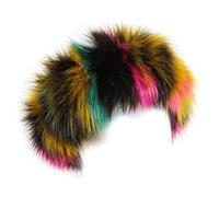 Watreketal Serre Tete,Bandeau en fourrure pour cheveux d'hiver, couvre-chef coloré pour cheveux, accessoires de costume de cosplay, cerceau pour cheveux, accessoires pour cheveux de ski