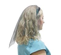 Watreketal Serre Tete,Bandeau en tulle pour femmes, bandeau arc-en-ciel, bandeau brodé exquis, bandana, bandeau pour les vacances