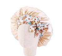 Watreketal Serre Tete,Bonnet de nuit élastique pour enfants avec nœud décoratif, réversible, couleur unie, pour tout-petits