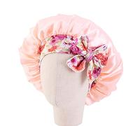 Watreketal Serre Tete,Bonnet de nuit élastique pour enfants avec nœud décoratif, réversible, couleur unie, pour tout-petits