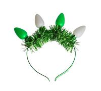 Watreketal Serre Tete,Coiffe de trèfles à LED, couronne de cheveux, bandeau pour filles et femmes, mariage, festival, vacances, Noël, nouvel an