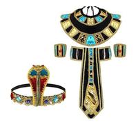Watreketal Serre Tete,Couvre-chefs de cosplay de costume doré Bandeaux de costume égyptien Bijoux de cheveux Cerceau de cheveux Reine serpent égyptienne