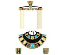 Watreketal Serre Tete,Couvre-chefs de cosplay de costume doré Bandeaux de costume égyptien Bijoux de cheveux Cerceau de cheveux Reine serpent égyptienne