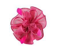 Watreketal Serre-tête de mariage en filet avec fleur - Bibi - Épingle à cheveux - Pour cocktail, théière, chapeau français