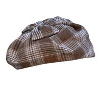 Watreketal Serre-tête, demi-chapeau à carreaux avec nœud pour femme, pour dîner, fête, accessoire de fête