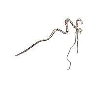 Watreketal Serre Tete,Épingle à cheveux en forme de serpent de tempérament avec zircon coloré Épingles à cheveux délicates Accessoires de cheveux de mariage pour femme Cheveux longs