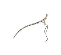 Watreketal Serre Tete,Épingle à cheveux en forme de serpent de tempérament avec zircon coloré Épingles à cheveux délicates Accessoires de cheveux de mariage pour femme Cheveux longs