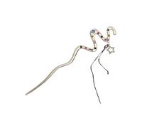 Watreketal Serre Tete,Épingle à cheveux en forme de serpent de tempérament avec zircon coloré Épingles à cheveux délicates Accessoires de cheveux de mariage pour femme Cheveux longs