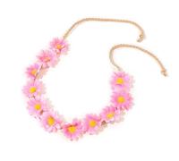 Watreketal Serre-tête, fleur pastorale, bandeau pour voyage, prise de photos, longueur réglable, bandeau ethnique, pour fille, fête de mariage, bandeau de cheveux