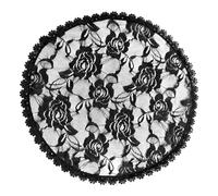 Watreketal Serre Tete,Foulard en dentelle de mariage pour femme, élégant foulard rond à fleurs, bandeau décoratif pour cheveux, festival de musique, décorations de cheveux pour femmes