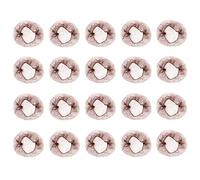 Watreketal Serre Tete,Lot de 20 filets à cheveux invisibles pour femmes, filet à cheveux de danse pour chignons, filet à mailles élastiques à enroulement individuel