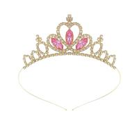 Watreketal Serre-tête pour enfants en forme de couronnes scintillantes en cristal - Accessoire de fête de Noël - Diadème de princesse