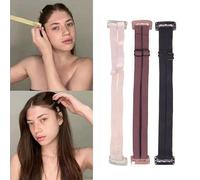 Watreketal Serre Tete,Sangles extensibles réglables pour soulever les yeux et les sourcils Pince à cheveux Bande élastique en caoutchouc Lifting du visage Bande de cheveux invisible