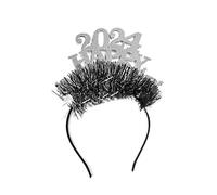 Watreketal Serre Tete,Serre-tête créatif en forme de lettre HAPPY 2024 pour enfants, support pour cheveux en direct, costume de fête de Noël, couvre-chef pour enfants