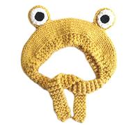 Watreketal Serre Tete,Tricot de dessin animé pour bandeaux de grenouille, chapeau d'hiver chaud avec cache-oreilles, jolis accessoires photo, déguisement pour fête d'enfants, accessoires photo