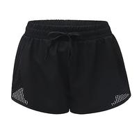 Watreketal Short 2 en 1 double couche ample à séchage rapide pour yoga, entraînement, sport, course à pied, fitness, entraînement athlétique