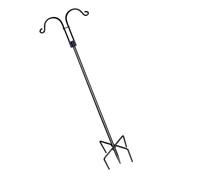 Watreketal Station d'alimentation des Oiseaux Metal Multifeeder Polondes De Base À 5 Degrés Stand pour Attirer Pelouses Terrasse Nature Amateur Station d'alimentation