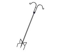 Watreketal Station d'alimentation des Oiseaux Metal Multifeeder Polondes De Base À 5 Degrés Stand pour Attirer Pelouses Terrasse Nature Amateur Station d'alimentation