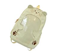 Watreketal Styles Japonais Élégants À Avec Compartiment D'affichage Transparent Et Poches De Rangement Multiples Sacs École Bac Clear De Poche Claire
