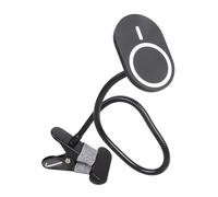 Watreketal Support de téléphone de chevet réglable avec long bras en col de cygne et aimant puissant pour appareils de 10,2 à 17,8 cm, support de téléphone flexible pour bureau