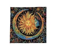 Watreketal Tarots Pliables Pratiques Tissu De Tarotes Faciles À Nettoyer Texture Tissu Tapis Divination Adapté Pratiques Spirituelles Tarot