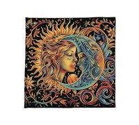 Watreketal Tarots Pliables Pratiques Tissu De Tarotes Faciles À Nettoyer Texture Tissu Tapis Divination Adapté Pratiques Spirituelles Tarot