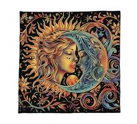 Watreketal Tarots Pliables Pratiques Tissu De Tarotes Faciles À Nettoyer Texture Tissu Tapis Divination Adapté Pratiques Spirituelles Tarot