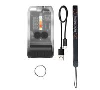 Watreketal Torche À LED Lampe Feu La Main Bright Pocket Pocket Torch Proof Brindoor Cycling Lights Camping Lights Recharteable Flearn Warning Light