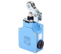Watris Veiyi Interrupteur de fin de course 250 V AC/6 A, 220 V DC/0,3 A, interrupteur de contact de porte, interrupteur de fin de course momentané, levier à rouleau, avec bras de levier rotatif
