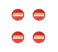 WatSKY 4 pièces Voiture Cache moyeux Stickers, pour BBS 60MM Jante Capuchons Centre Roue Badge décoration Imperméable Anti poussière,E