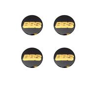 WatSKY 4 pièces Voiture Cache moyeux Stickers, pour BBS 60MM Jante Capuchons Centre Roue Badge décoration Imperméable Anti poussière,C