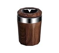 WatSKY Cendrier Voiture,pour Tesla Model 3 Model X Model S Model Y,avec LED sans Fumée Cendriers Portable Détachable Antirouille Ininflammable Nettoyage Facile,A