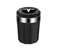 WatSKY Cendrier Voiture,pour Tesla Model 3 Model X Model S Model Y,avec LED sans Fumée Cendriers Portable Détachable Antirouille Ininflammable Nettoyage Facile,B